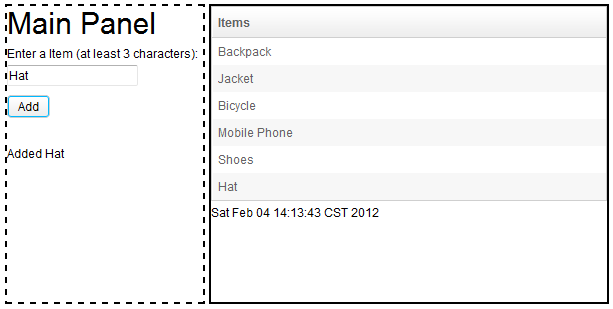 MVVM Global Command Simple Add